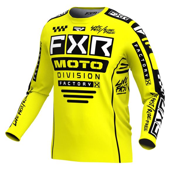 FXR PODIUM GLADIATOR 24 2024 cross jersey - Yellow / BlackRef: FXR0453