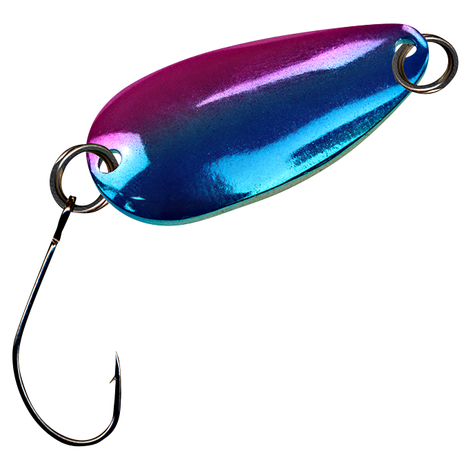 FTM Trout Spoon Bee (Pink\/Blue, Gold)
