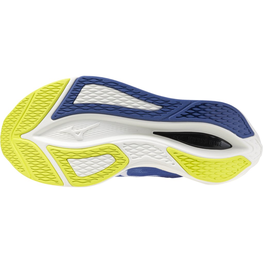 Mizuno Wave Rebellion Flash 3 Running Shoes Men - Dazzling Blue/Surf The Web/Fortune Yellow