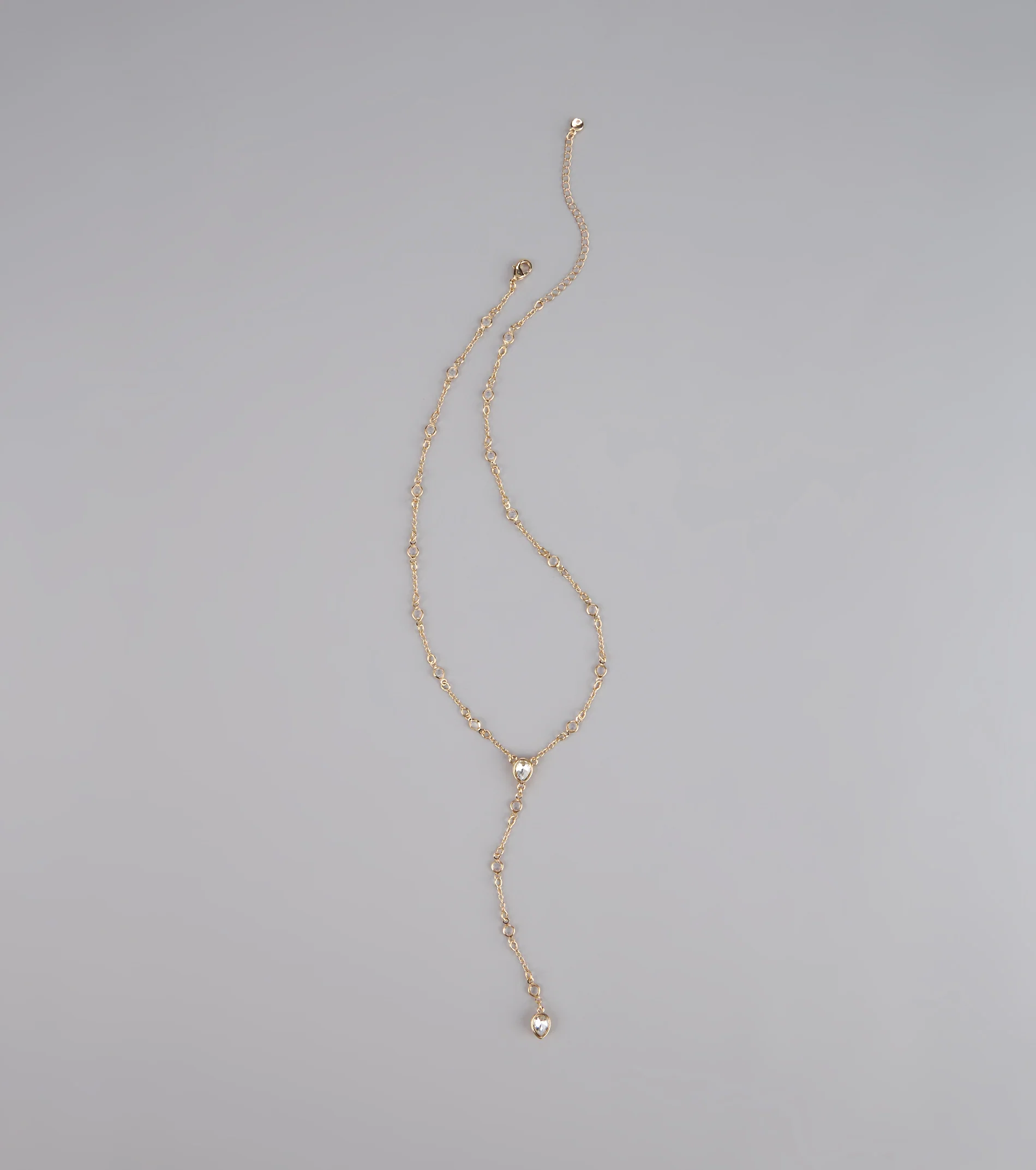Dainty Glow Rhinestone Necklace