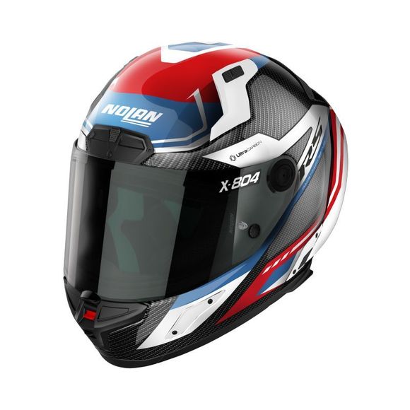 Casque intégral Nolan X-804 RS - ULTRA CARBON - MAVEN - Carbone / BleuRef : NL1526-C44785