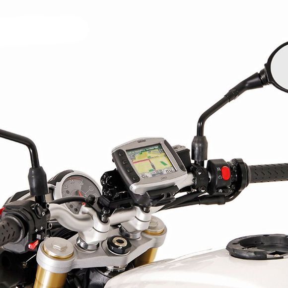 SW-MOTECH GPS Mount — Handlebar Bracket — BlackRef: GPS.07.646.10600/B