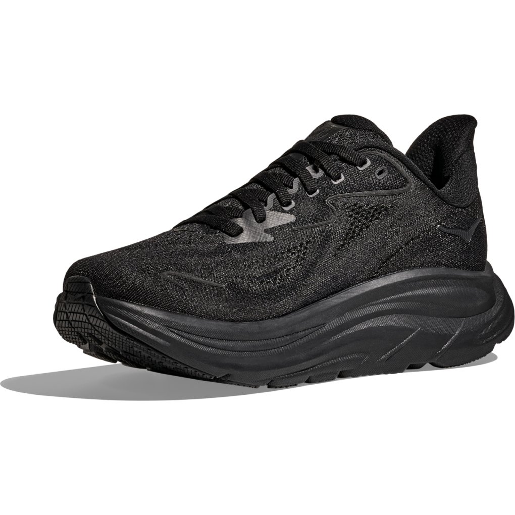 Hoka Clifton 10 Running Shoes Men - black / black