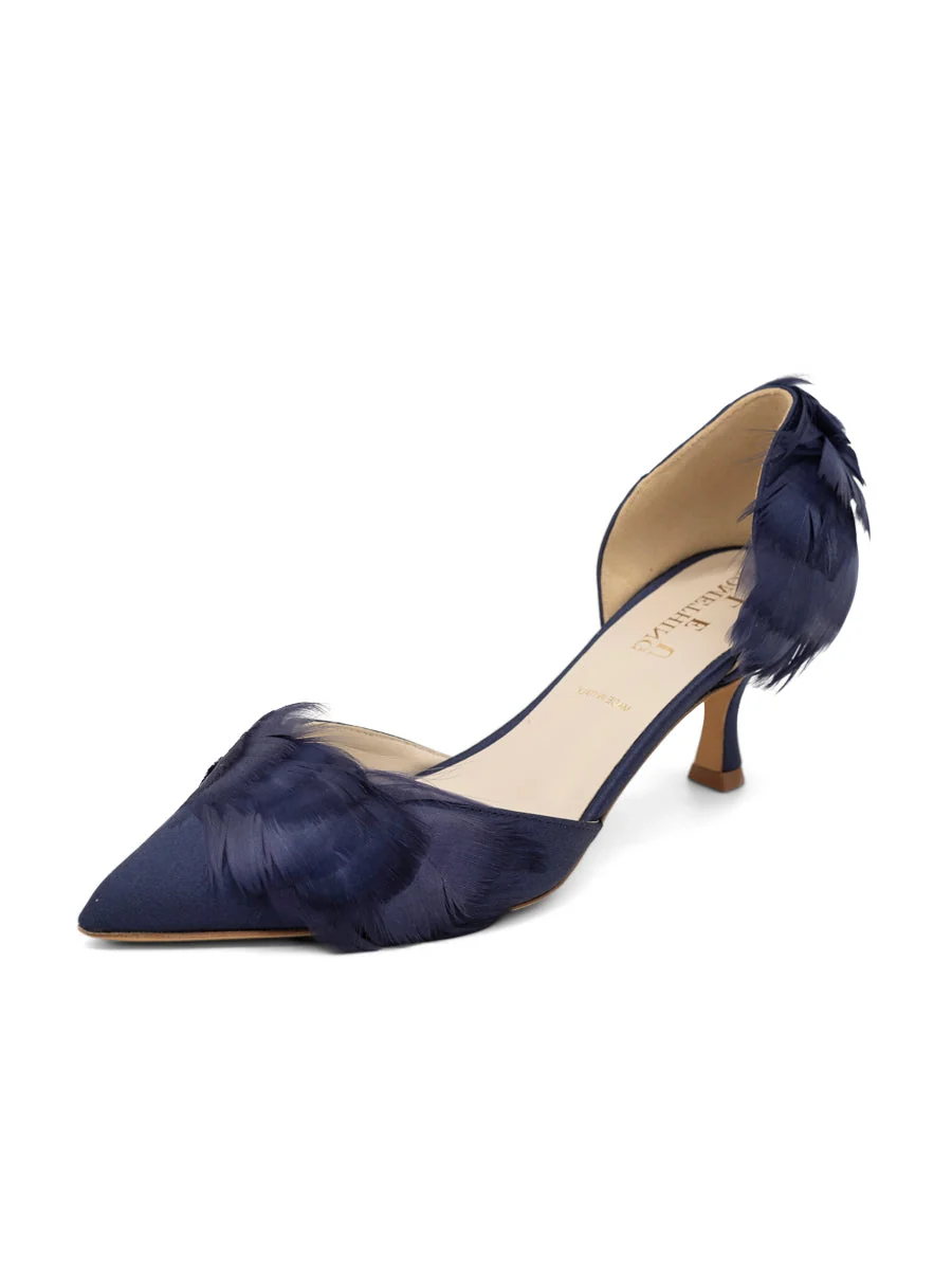 Sofia d'Orsay Feather Heel