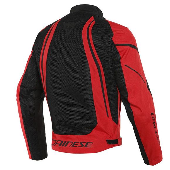 Dainese Air Crono 2 Tex - Black / Red Motorcycle JacketRef: DN1786