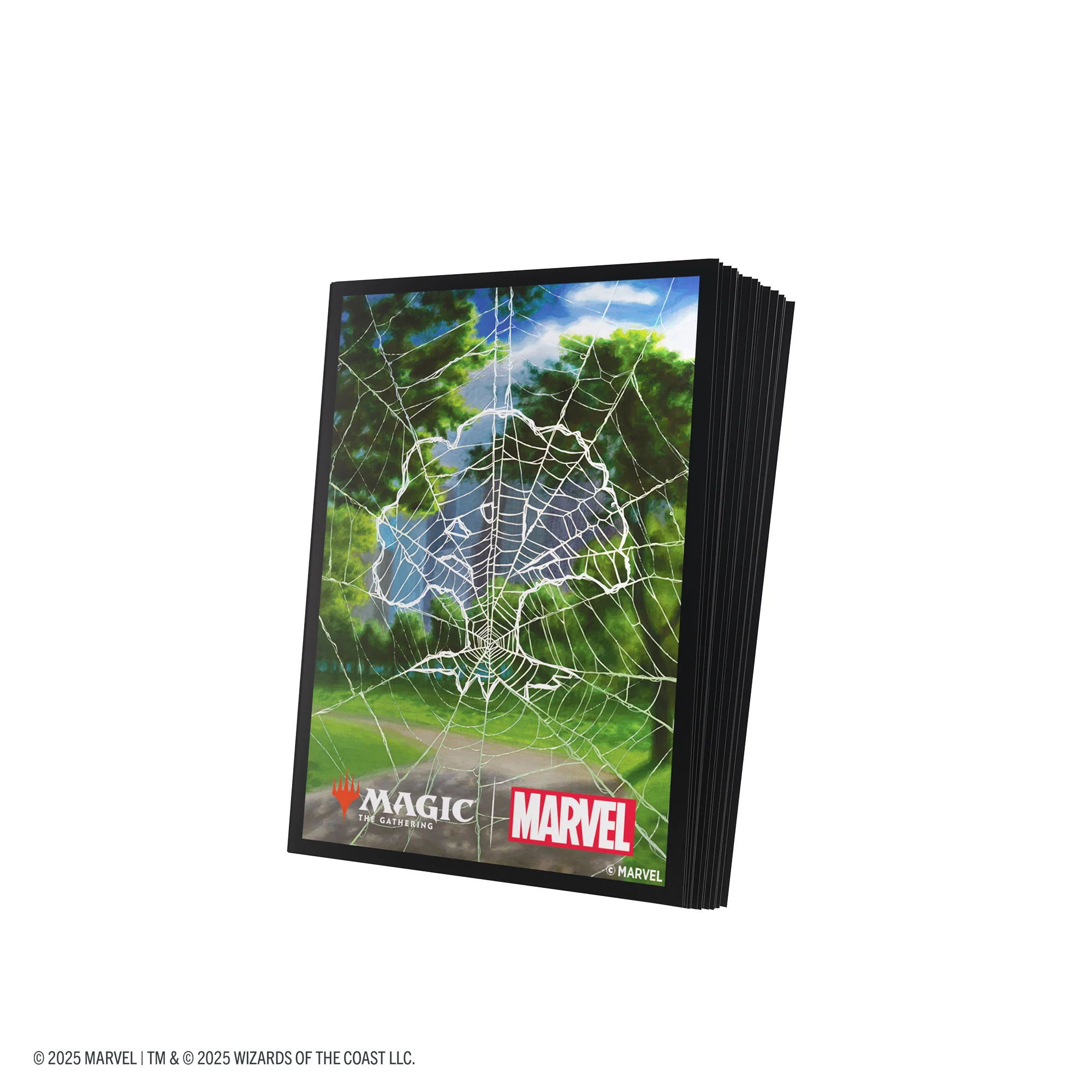Magic: The Gathering | Marvel's Spider-Man Premium Art Sleeves - Spider-Man Forest