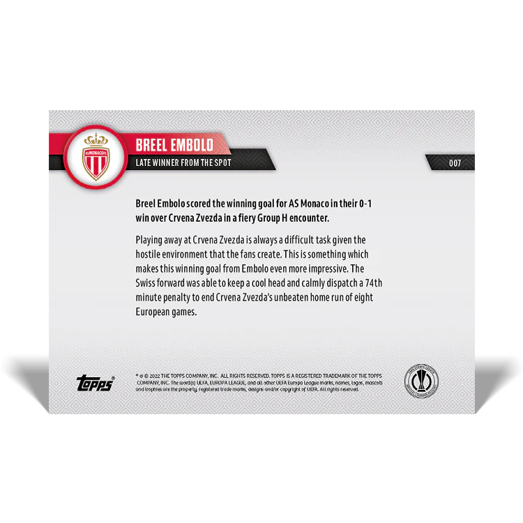 Late winner from the spot - EL TOPPS NOW® Card #7