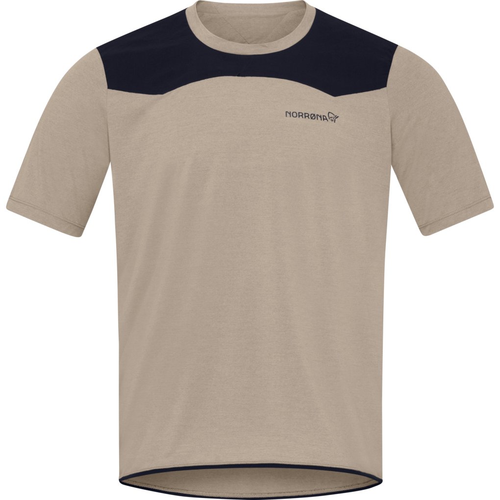 Norrona skibotn equaliser tech T-Shirt Men - Winter Twig/Caviar Black