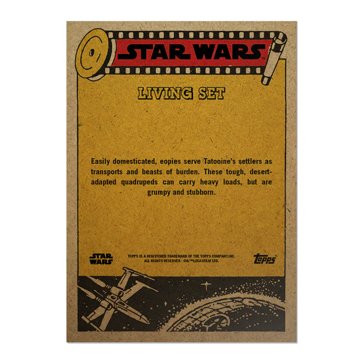 Topps UK - SW Living Set Card #411 - Eopie