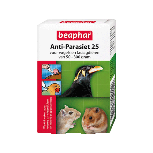 Beaphar Anti-Parasite 10 - Rodents/Birds - 20-50 grams - 2 pipettes