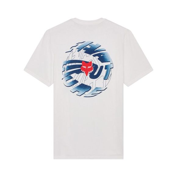 T -shirt short sleeves Fox Spiral Prem - WhiteRef: FX5384
