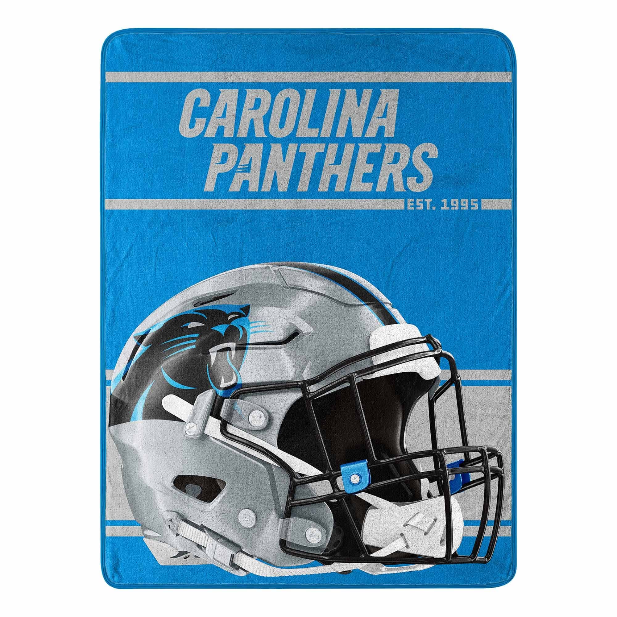 Carolina Panthers Run Super Plush NFL Throw