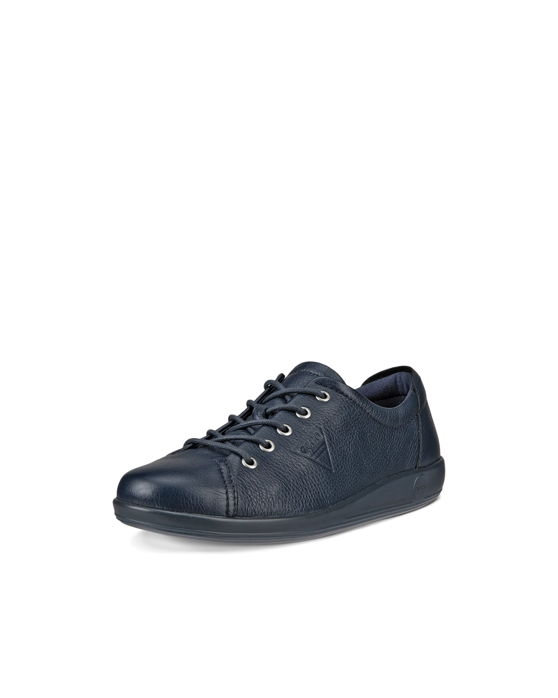 ECCO SOFT 2.0 Damen Ledersneaker Marineblau