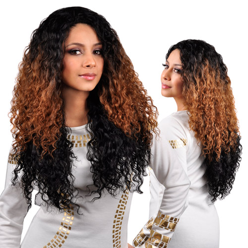 Outre Synthetic Hair Half Wig Quick Weave Batik Peruvian