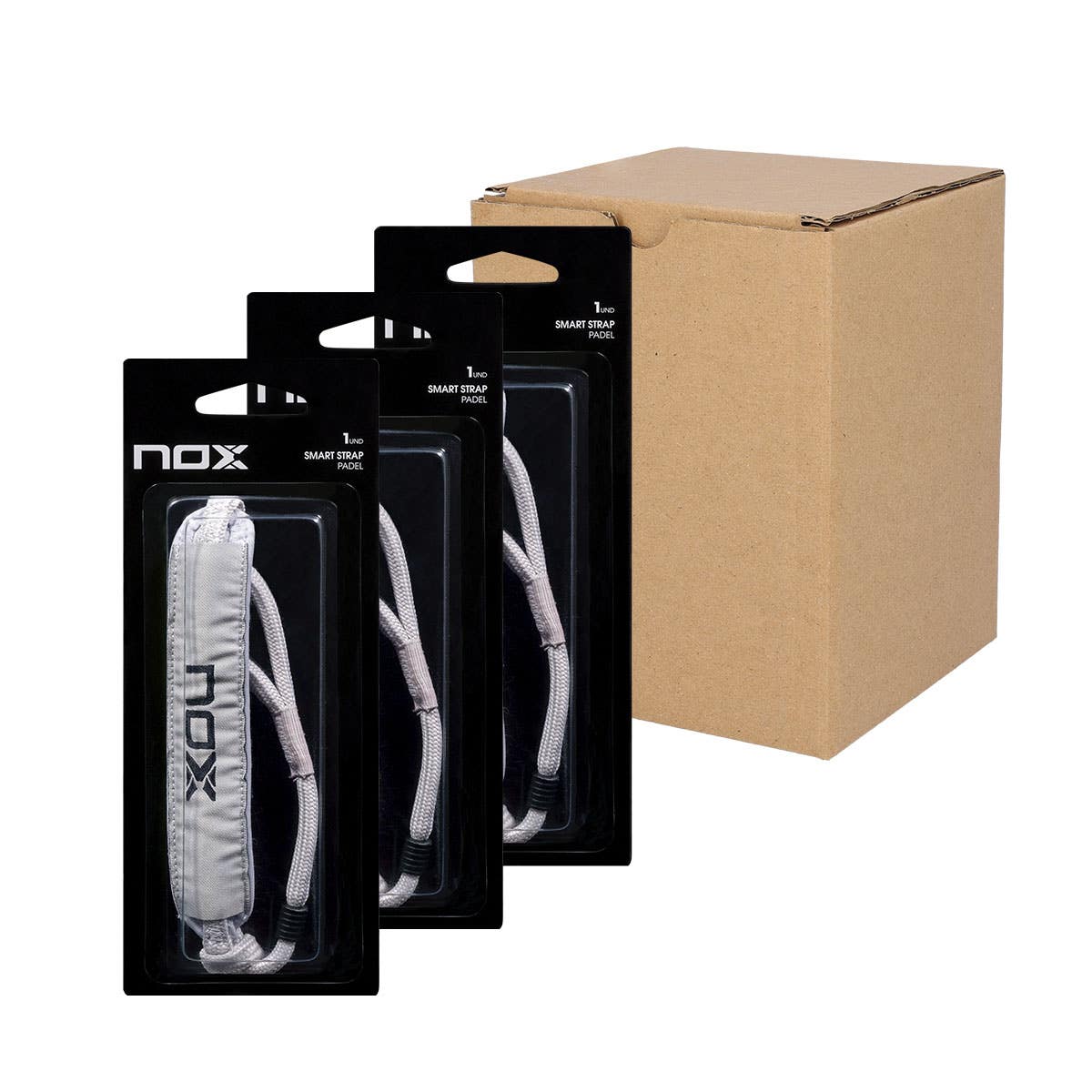 BOX OF 6 UNITS SMARTSTRAP (1 UNIT) LUXURY GRAY/BLACK NOX