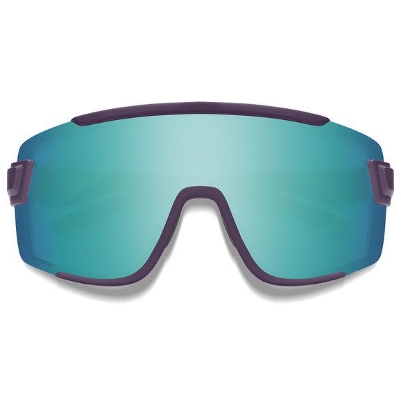 Smith Wildcat ChromaPop Glasses - Matte Purple / Cinder / Hi Viz - Opal Mirror | Clear