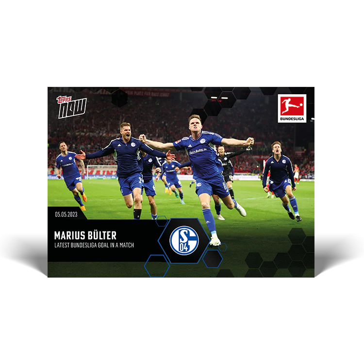 Topps UK - Latest Bundesliga goal in a match - Bundesliga TOPPS NOW® Card #194