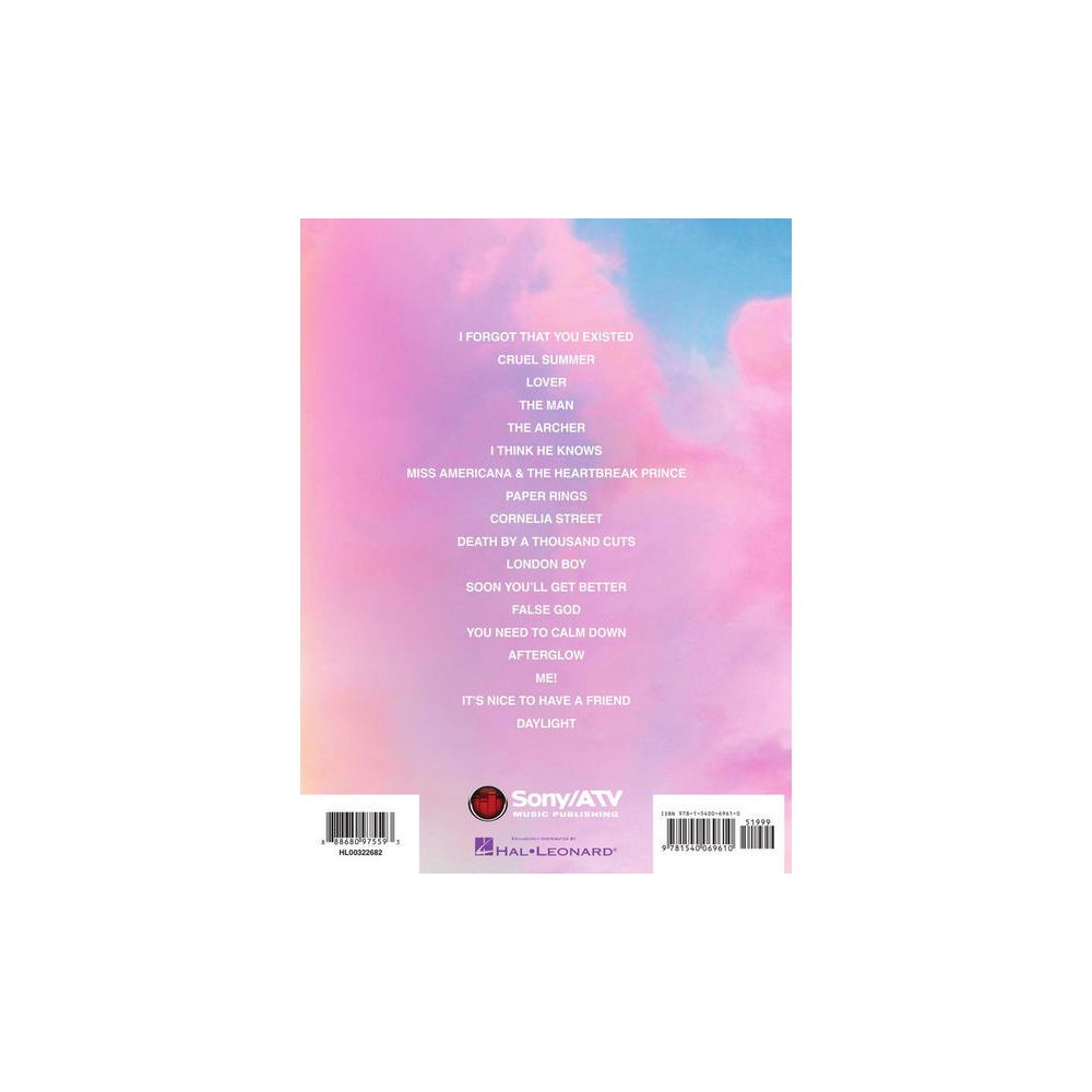 Hal Leonard Taylor Swift Lover – Thomann Ireland