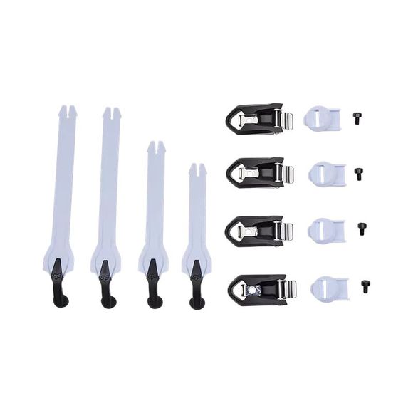 Boucle bottes Fox COMP STRAP/BUCKLE KIT ENFANT - Blanc / NoirRef : FX5659 / 31900-008-OS