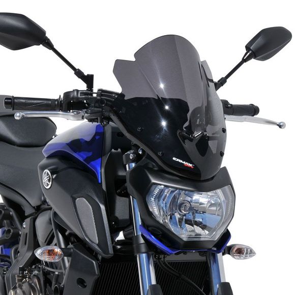 Saute vent Ermax 39 cm - NoirYAMAHA 700 MT-07 ABS - 2018 - 2020Ref : EM1650