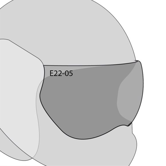 ROOF SOLAR 50% helmet screen - BOXER CLASSIC/BOXER V - BlackRef: RO0103 / 10208700