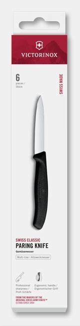 Swiss Classic Paring Knife, 6 pieces, 8 cm
