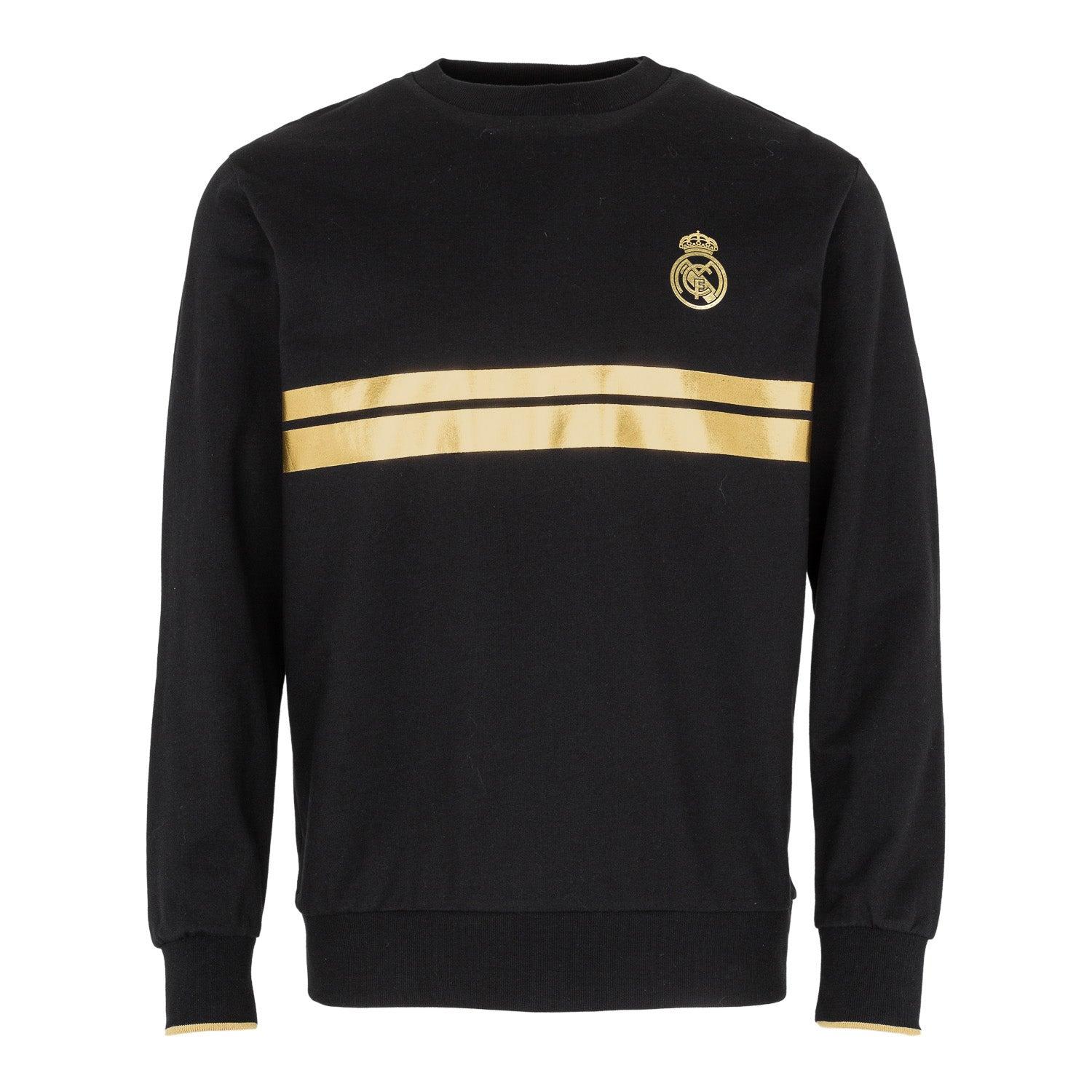 Mens Black & Gold Crew Sweatshirt