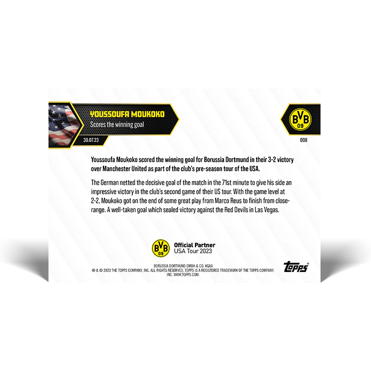 Topps UK - Scores the winner - BVB TOPPS NOW® Card #008