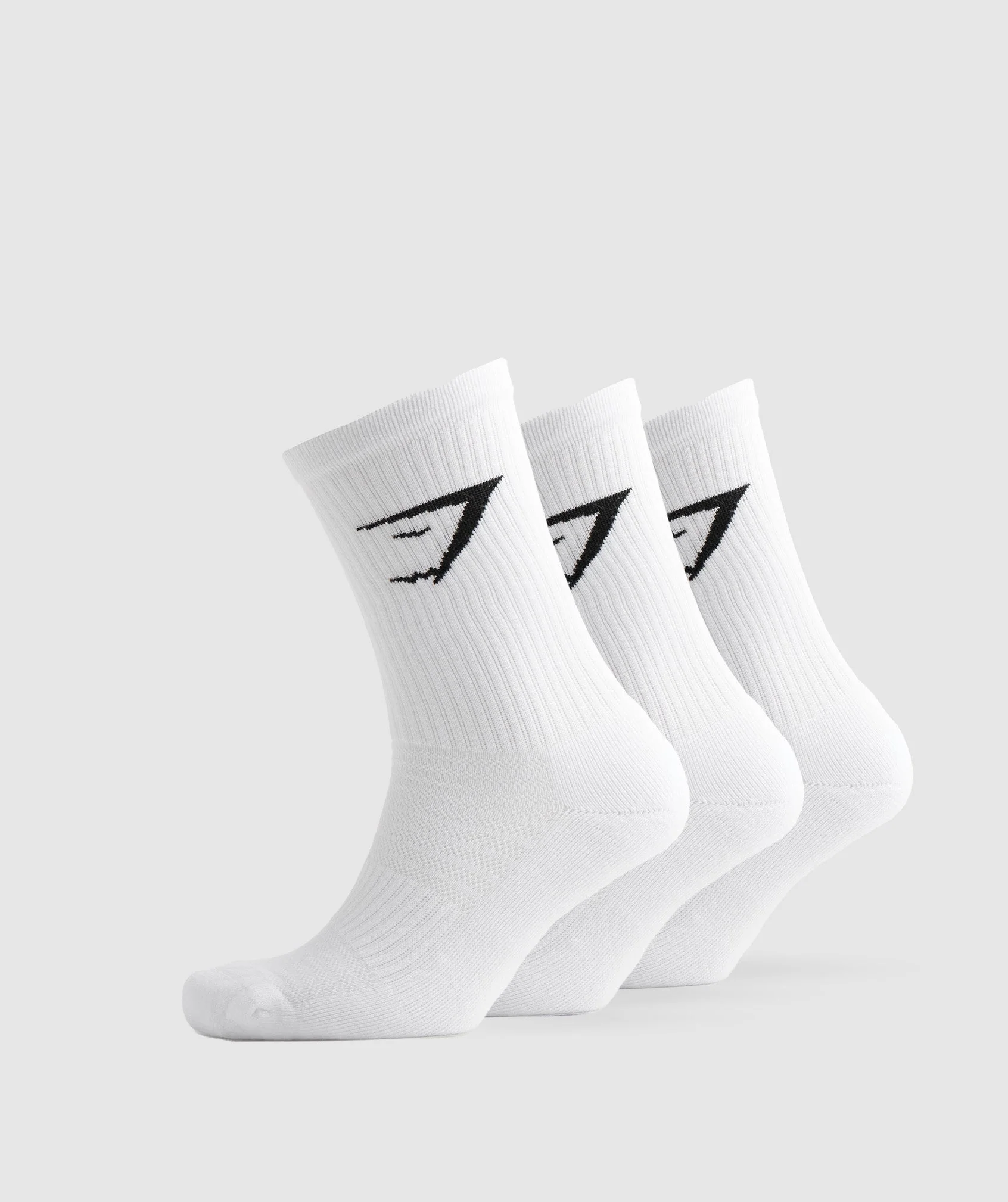 Crew Socks 3pk White