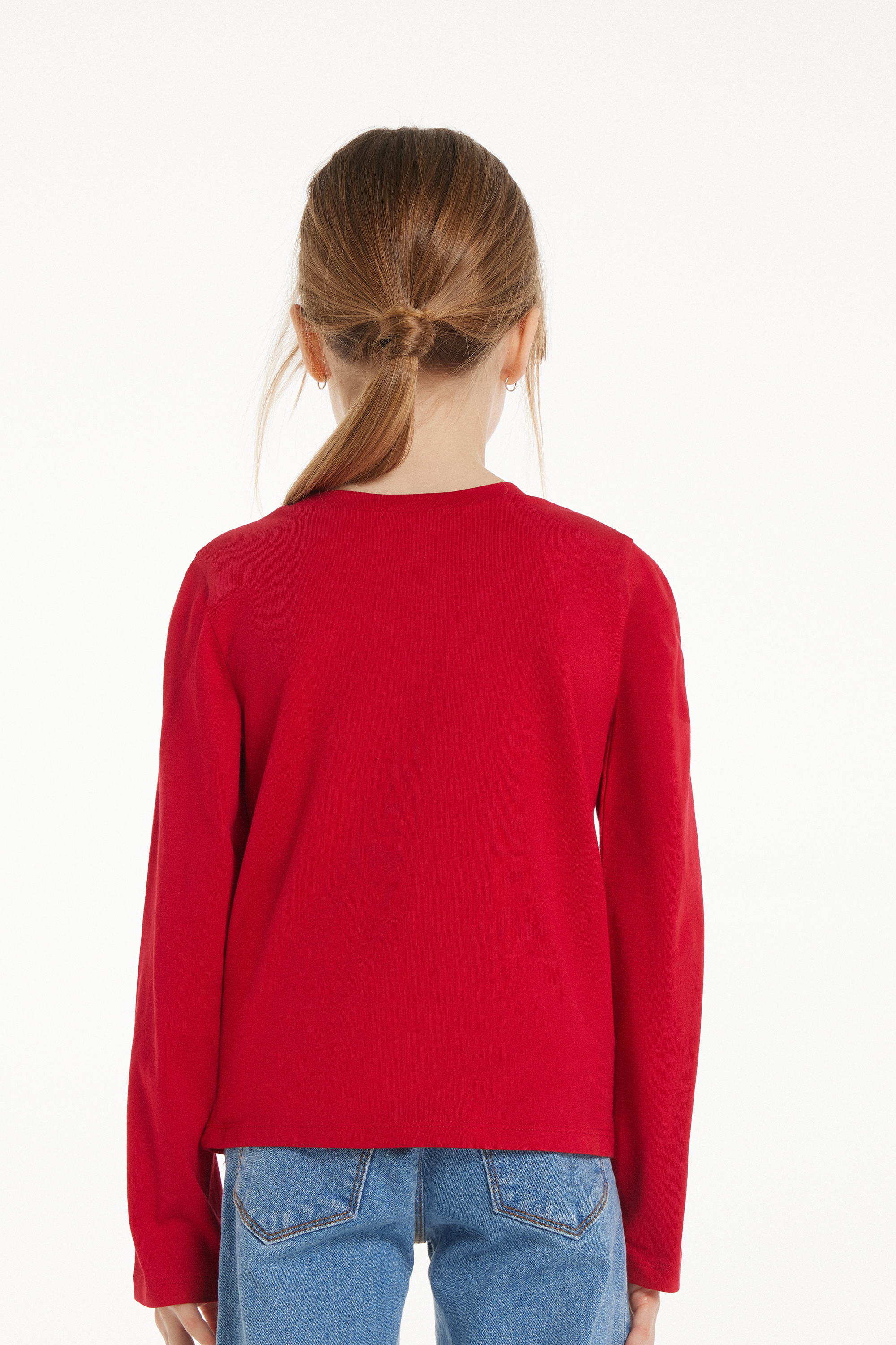 Unisex Kids’ Basic Long-Sleeved Cotton Top