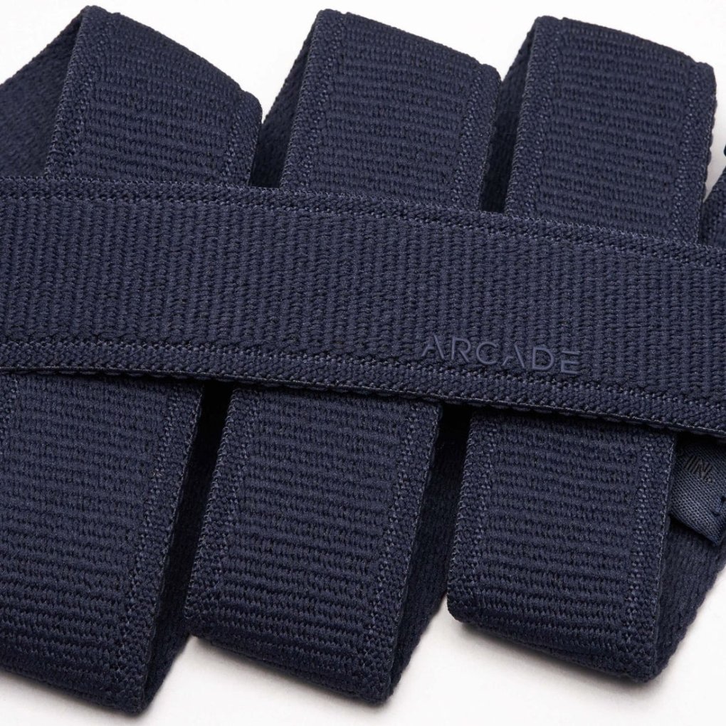 Arcade Adventure A2 Slim Atlas Stretch Belt - navy