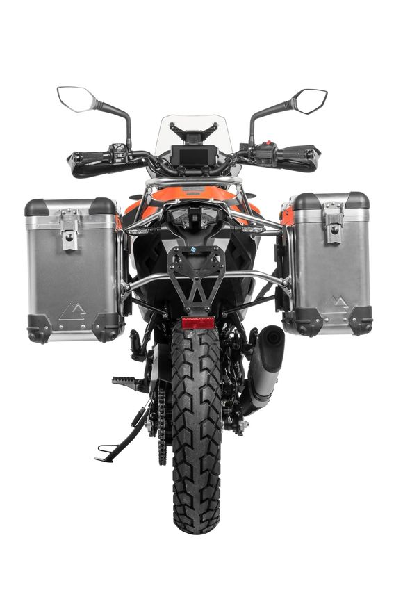 Touratech ZEGA Pro 31/38 suitcase - Gray support included - AluminumKTM 390 390 ADVENTURE - 2020 - 2024Ref: Trt01679A / 01-375-5730-0