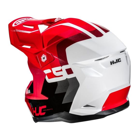 Casque cross HJC C50 - PRIMAL 2026 - Noir / RougeRef : HJ1364