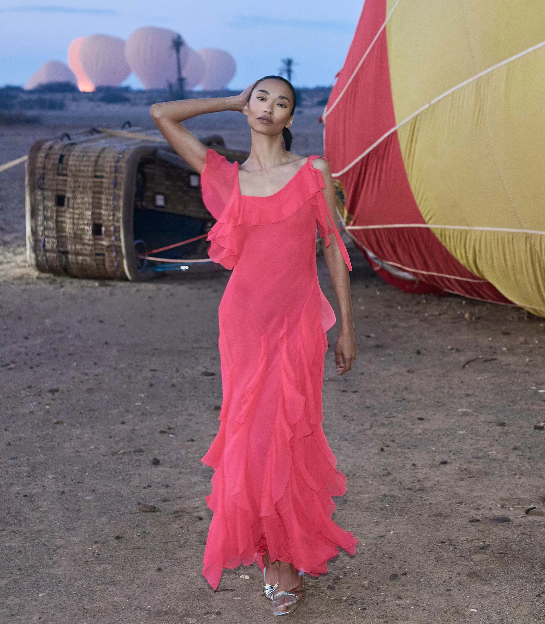 Zelia Maxi Dress - Bougainvillea