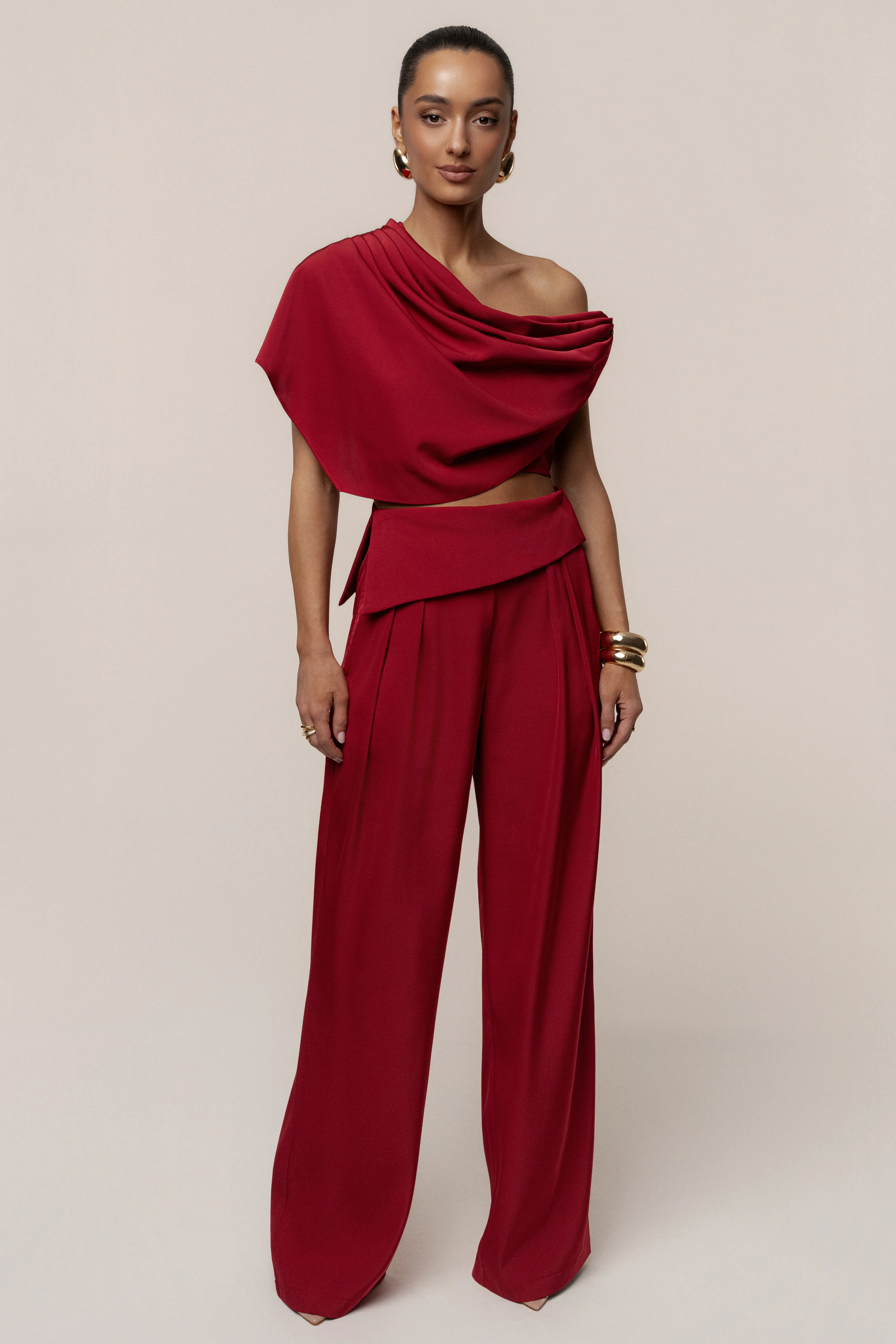 Red Executive Trousers