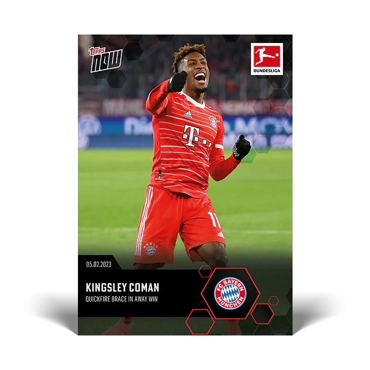 Topps UK - Quickfire Brace in away win - Bundesliga TOPPS NOW® Card #130
