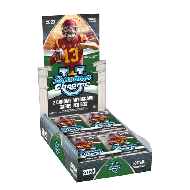 2023 Bowman University Chrome Football - Hobby Box