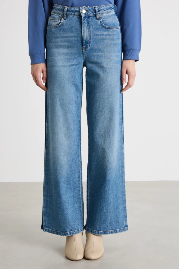Wide-leg jeans - LIGHT BLUE