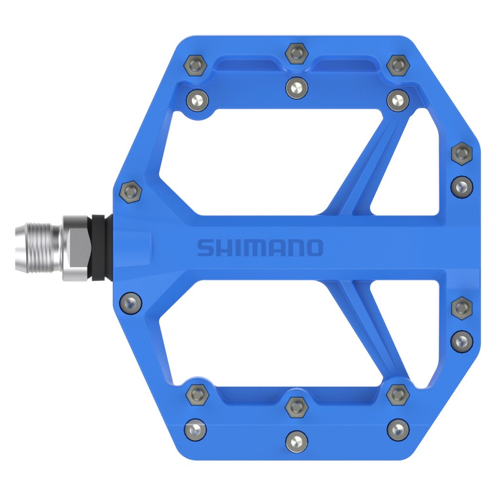 Shimano PD-GR400 Flat Pedals - blue