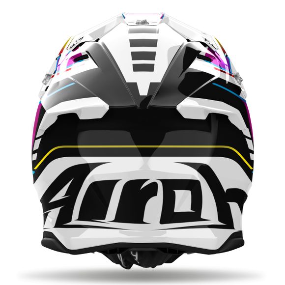 Casque cross Airoh TWIST 3 - RAINBOW 2024 - Noir / BlancRef : AR1365