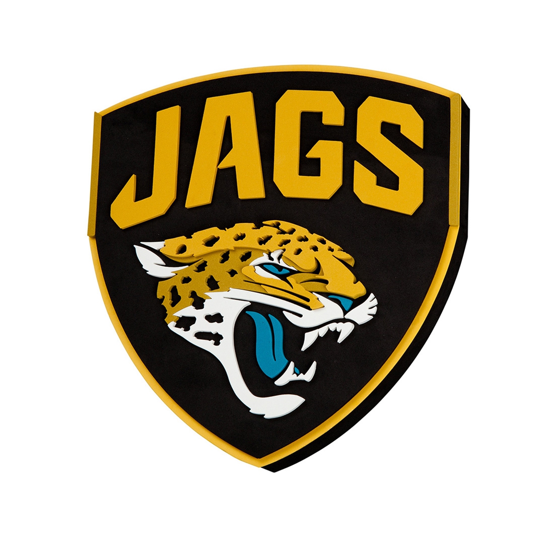Jacksonville Jaguars NFL 3D Foam Logo Wall Sign
