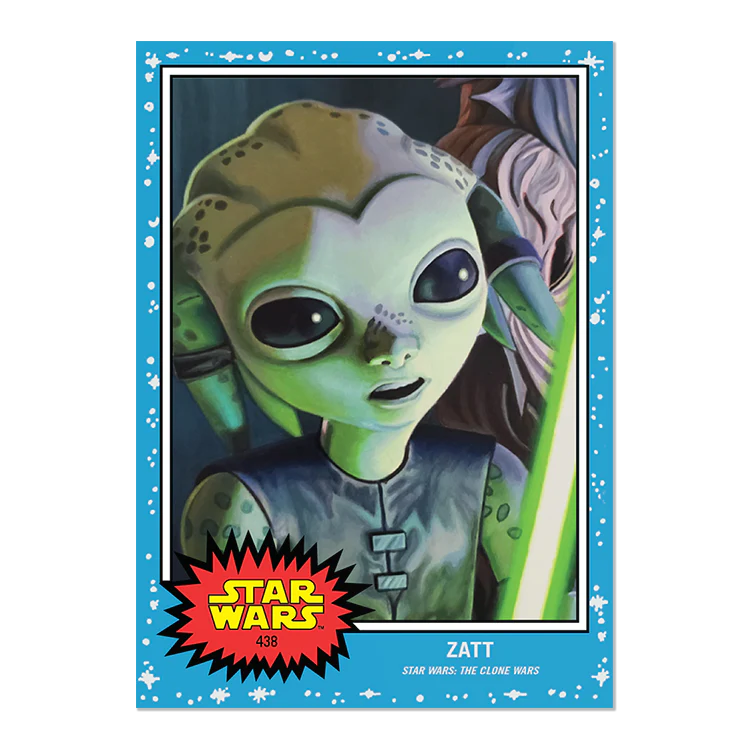 Topps UK - SW Living Set Card #438 - Zatt