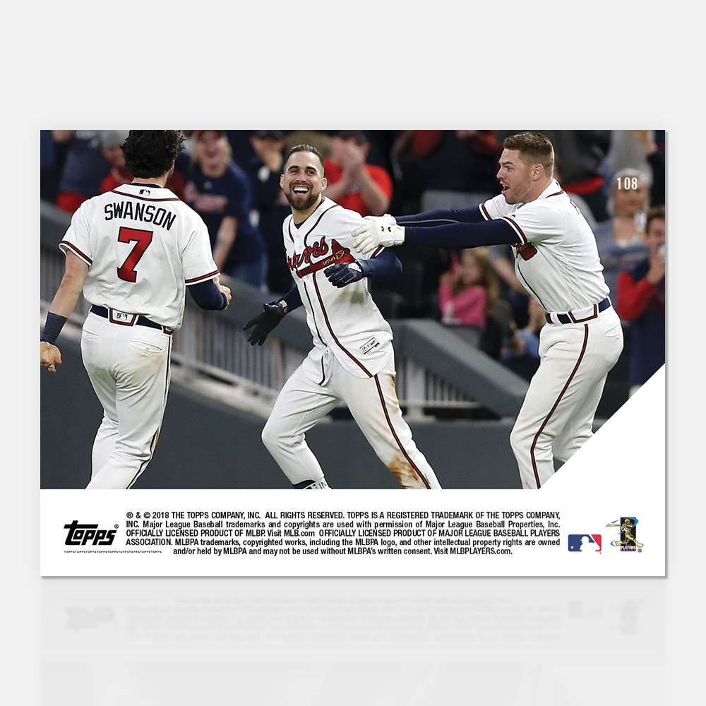 Ender Inciarte - 04/21/2018 TOPPS NOW® Card 108 - Print Run: 241