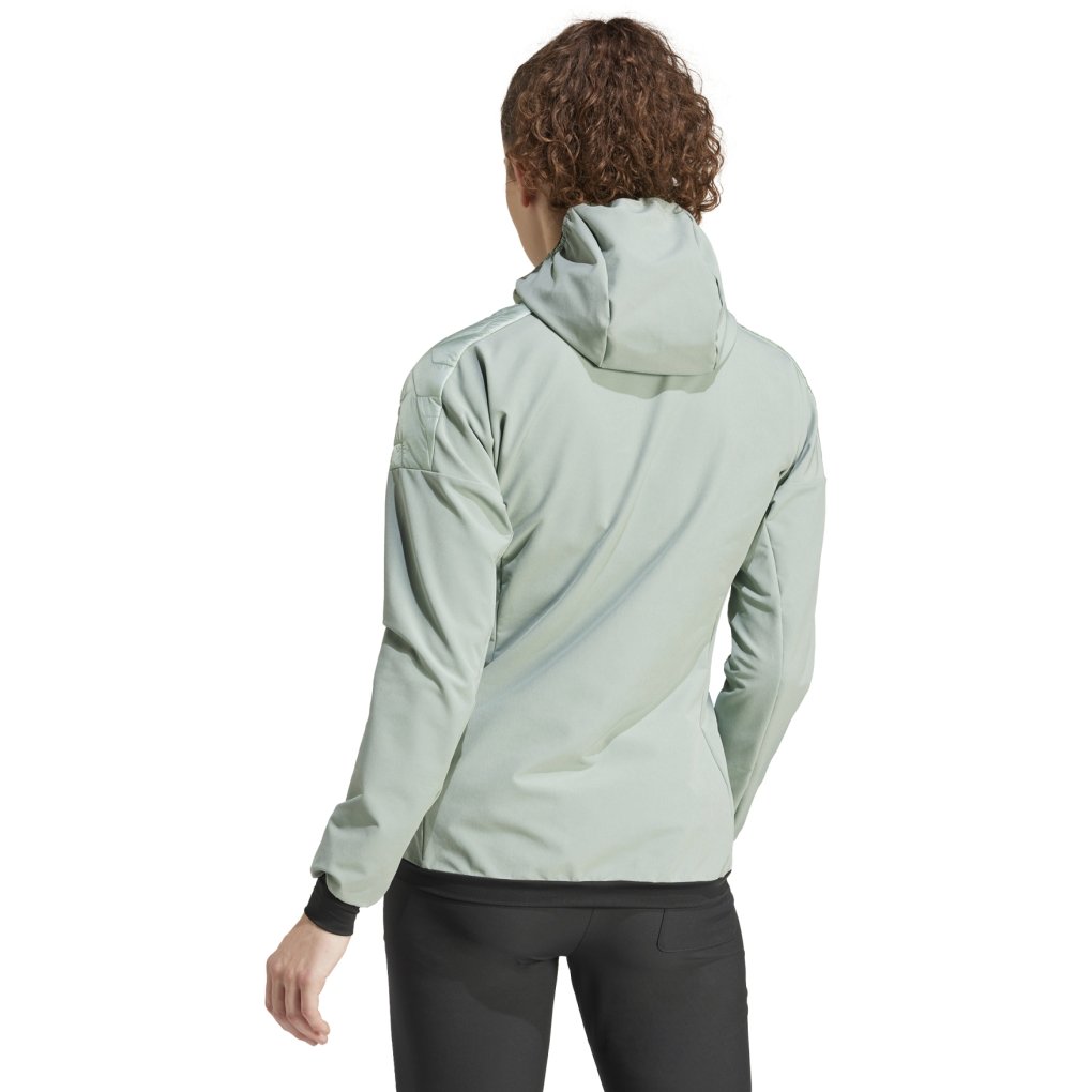 adidas TERREX Xperior Varilite Hybrid PrimaLoft Jacket Women - silver green IP1469
