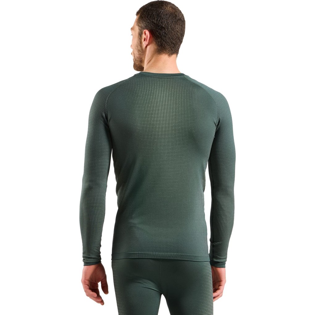 Odlo Performance Warm Long-Sleeve Base Layer Top Men - urban chic
