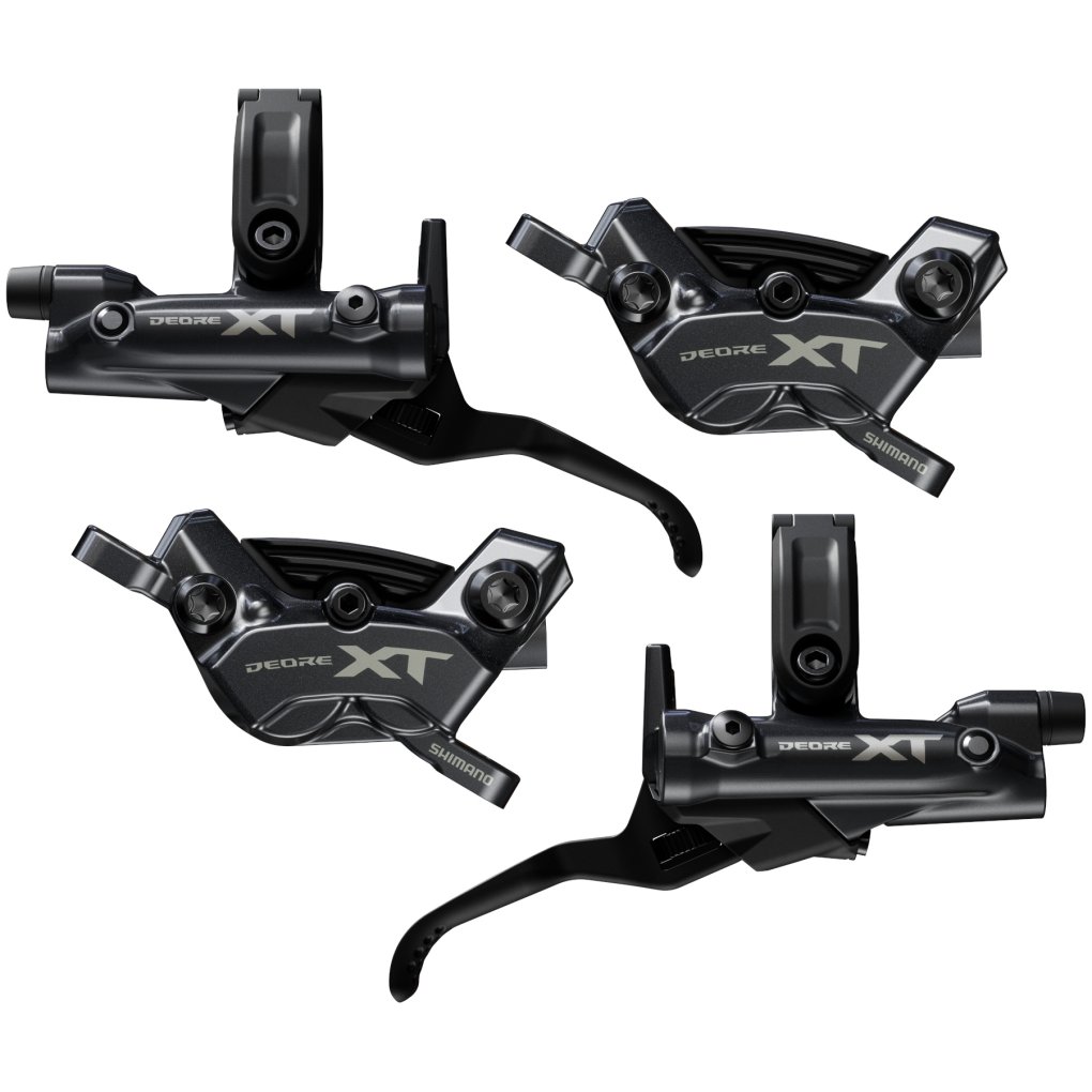 Shimano Deore XT BL-M8200 / BR-M8220 Disc Brake - Post Mount | 4-Piston | J-Kit - Set (front + rear)