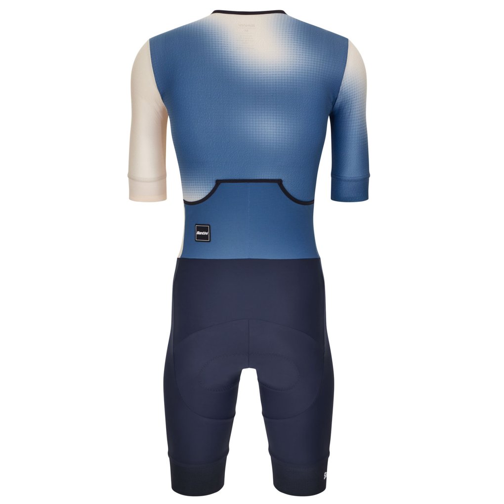 Santini Leaf Trisuit Men 5T774IMGLEAFSPOT - bluette
