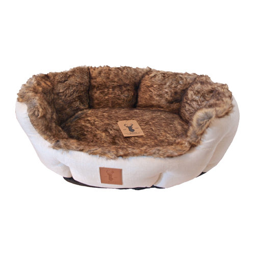 Boony Est. 1941 Dog Basket - 50cm - Polar White