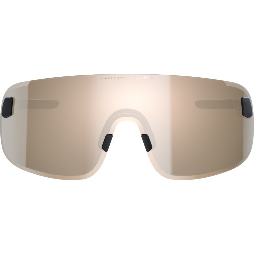 POC Elicit Glasses - Uranium Black - Clarity Trail/Partly Sunny Silver | Clear
