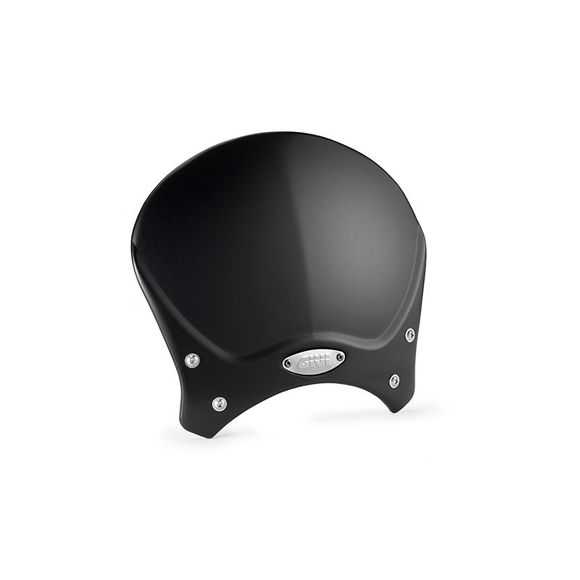 Bulle Givi noir Look café racer - IncoloreRef : 100ALB